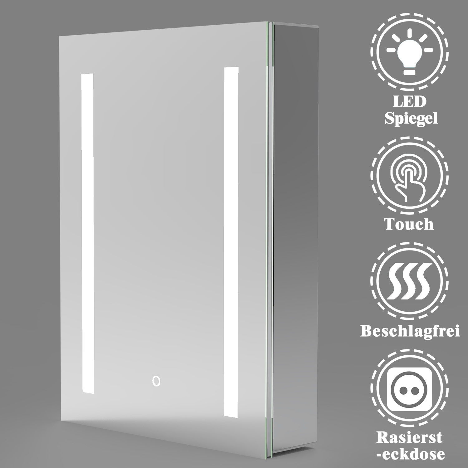 LED Spiegelschrank Badezimmerspiegel Badschrank mit LED Beleuchtung